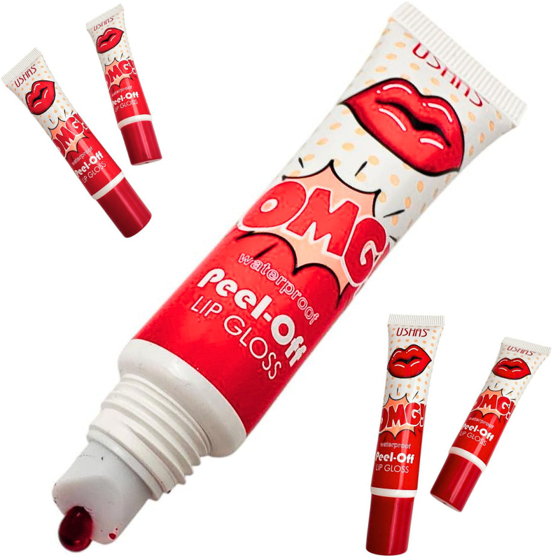 Ushas Lip Gloss 02 peel-off rosu intens pentru buze seducatoare si rezistente – BaoBao [2]