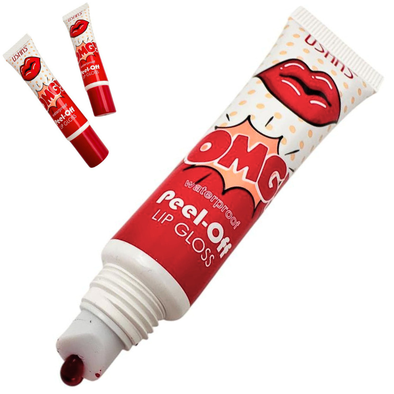 Ushas Lip Gloss peel-off 03 rosu inchis pentru buze intense si rezistenta de durata – BaoBao [2]
