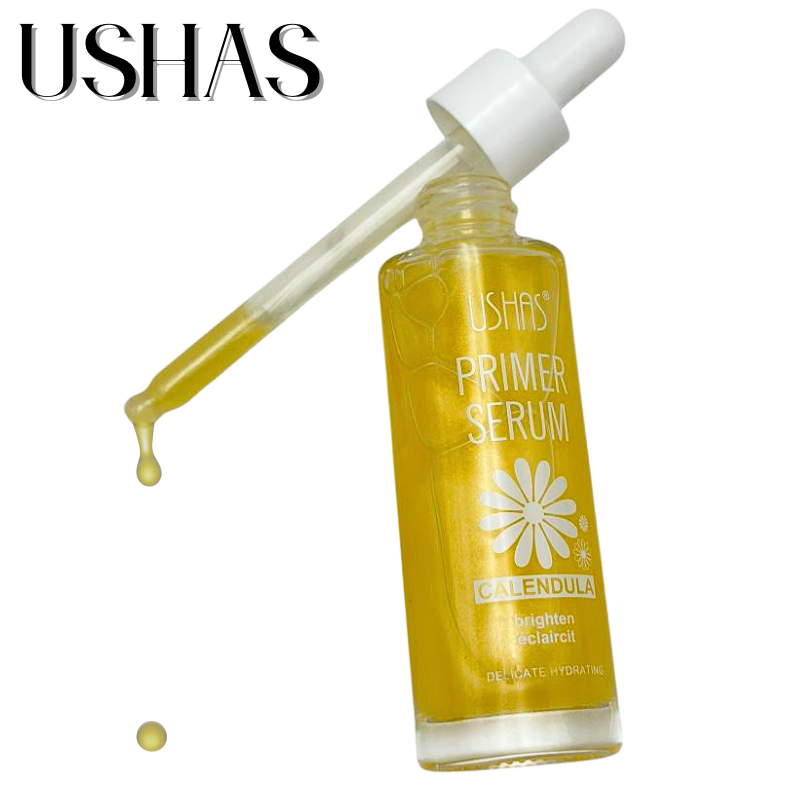 Ushas Primer Serum cu Galbenele 30g – Baza de Machiaj Hidratanta si Calmanta, BaoBao [1]