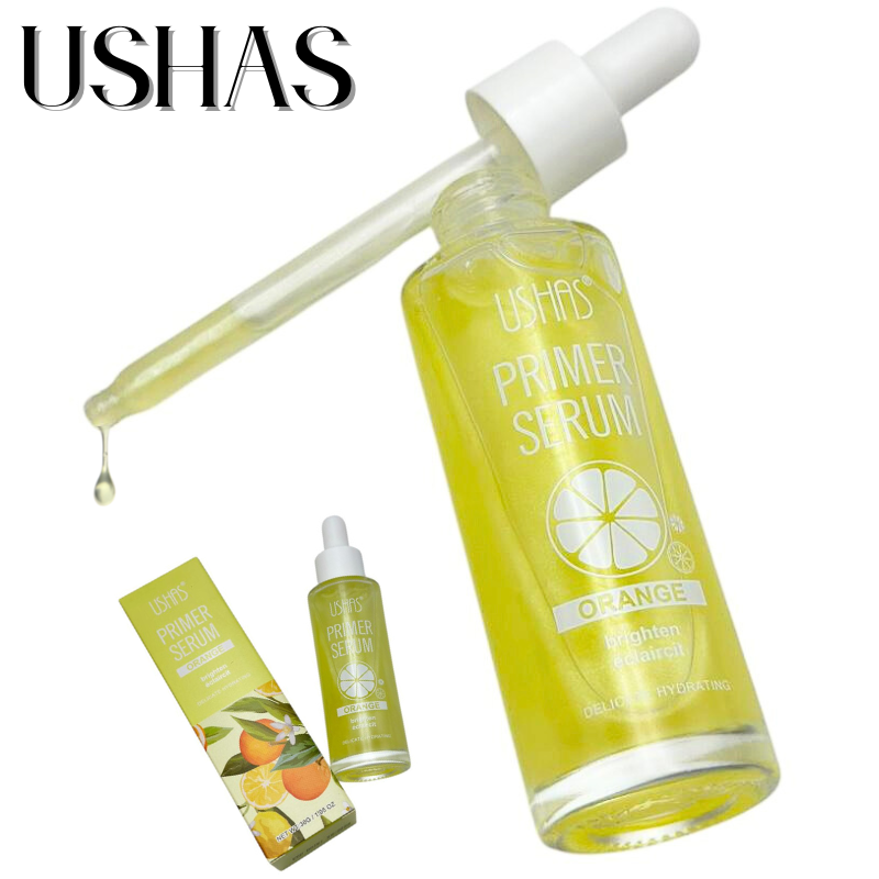 Ushas Primer Serum Orange 30g – Baza de Machiaj Hidratanta si Iluminatoare pentru Ten Stralucitor, BaoBao [1]