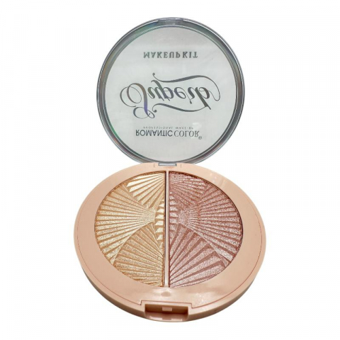 Truse si Accesorii Machiaj - Iluminator Romantic Color B3, 10g – Doua nuante sidefate pentru luminozitate, BaoBao