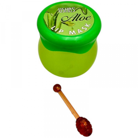 Ingrijire personala & Cosmetice - Ushas Lip Mask cu Aloe Vera hidratare profunda si regenerare pentru buze 6g - BaoBao