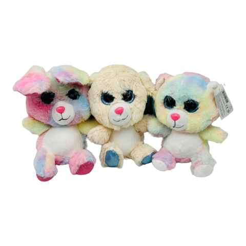 Animalut din plus Adorabil, ochisori cu sclipici, 6 modele, 25cm, +3ani  [3]
