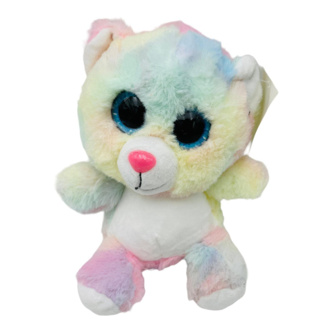 Animalut din plus Adorabil, ochisori cu sclipici, 6 modele, 25cm, +3ani  [4]