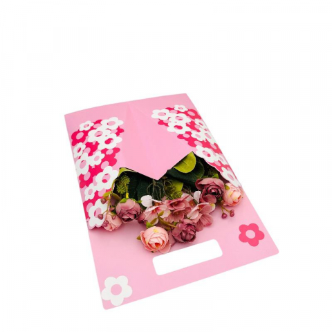 Aranjament floral deosebit cu buchet de bujori artificiali si bulbi, roz, 34×23 cm [2]