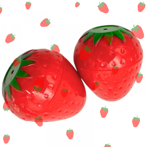 Balsam de buze in forma de capsuna roz cu hidratare intensiva si aroma fructata – BaoBao [1]