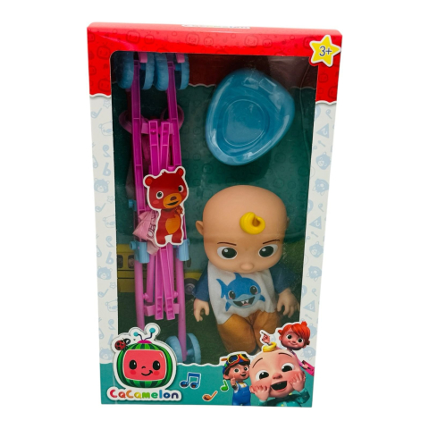 Bebeluș Adorabil cu Oliță și Cărucior – Jucărie Interactivă 38.5x23.5 cm – Perfect pentru Joacă și Învățare  [1]