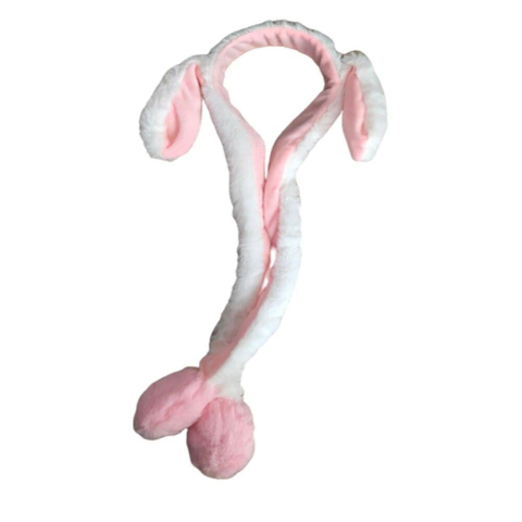 Bendita cu Urechi de Iepuras Miscatoare cu LED-uri – Pufoasa, Culori Diverse, Calitate Superioara,  [4]