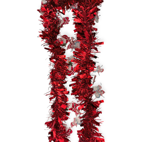 Articole pentru Craciun - Beteala decorativa de Craciun 2 metri pentru brad si decor interior