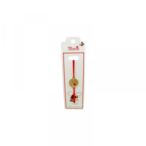 Martisor Bratara - Bratara Martisor, Copacul Vietii, snur rosu elastic, model 2025