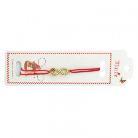 Bratara Martisor, Infinity Love, snur rosu elastic, model 2025 [1]