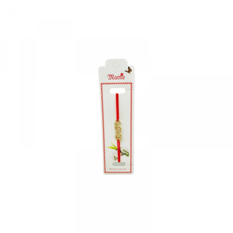 Martisor Bratara - Bratara Martisor, LOVE, snur rosu elastic, model 2025