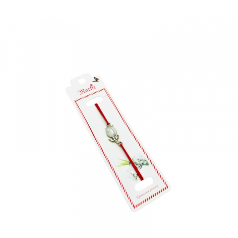 Bratara Martisor, Pure Flower, snur rosu elastic, model 2025 [1]