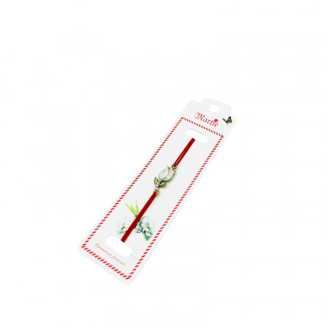 Martisor Bratara - Bratara Martisor, Pure Flower, snur rosu elastic, model 2025
