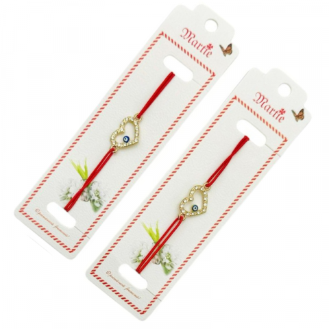 Bratara Martisor, Pure Love, snur rosu elastic, model 2025 [2]