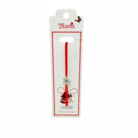 Bratara Martisor, Pure Love, snur rosu elastic, model 2025 [1]