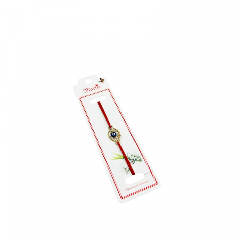 Martisor Bratara - Bratara Martisor, Talisman Norocos, snur rosu elastic, model 2025