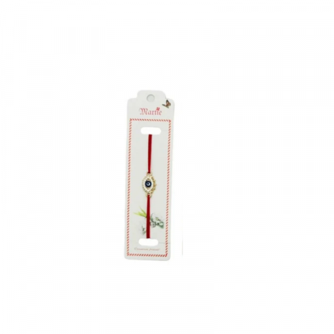Bratara Martisor, Talisman Norocos, snur rosu elastic, model 2025 [2]