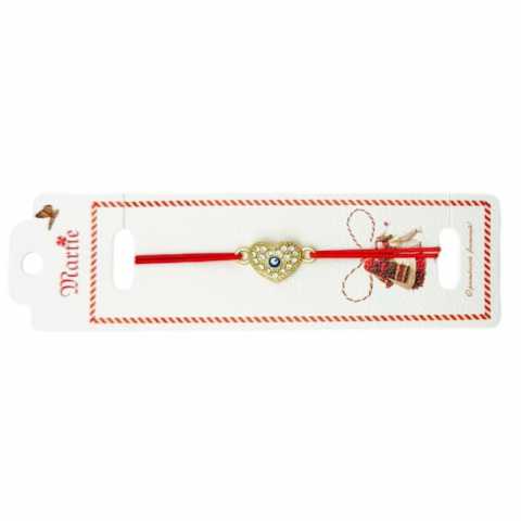 Bratara Martisor, True Love, snur rosu elastic, model 2025 [1]