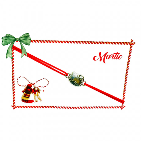 Set de 5 bratari reglabile Martisor, cu snur elastic si pandantiv Pisicuta Dragalasa – model 2025 [1]