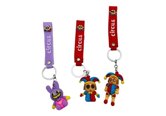 Jucarii, Copii & Bebe - Breloc Accesoriu circus, figurina din silicon, diverse modele 