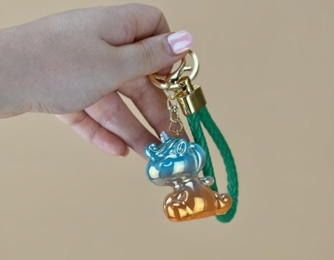 Breloc Accesoriu cu figurina din silicon model Unicorn Adorabil, diverse culori,   [2]