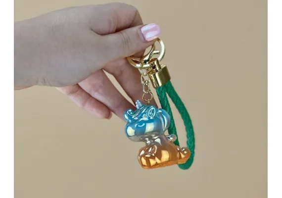 Jucarii, Copii & Bebe - Breloc Accesoriu cu figurina din silicon model Unicorn Adorabil, diverse culori,  