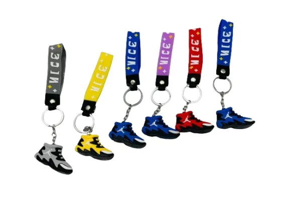 Jucarii, Copii & Bebe - Breloc- Accesoriu din Silicon cu Figurina Incaltaminte, multicolor,  