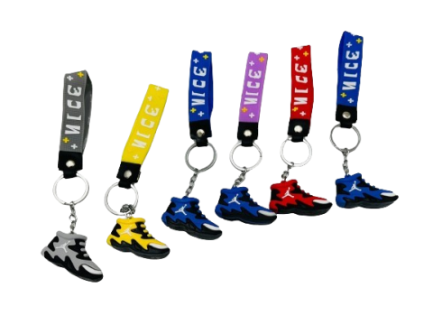 Breloc- Accesoriu din Silicon cu Figurina Incaltaminte, multicolor,   [2]
