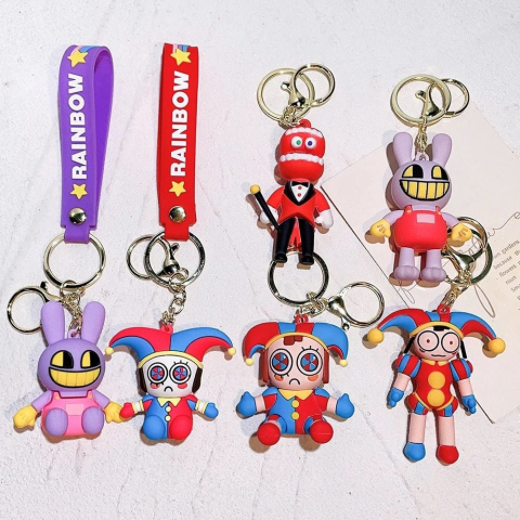 Breloc Accesoriu rainbow, figurina din silicon, diverse modele  [2]