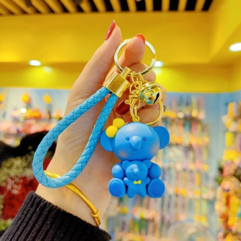 Breloc Accesoriudin Silicon cu Figurine animăluțe cu puișor, diverse modele si culori  [3]