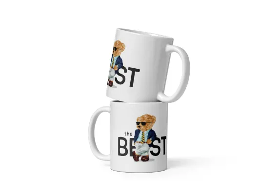 Cani cu Design si Personalizabile - Cana best bear – Cadou special – 330 ml 