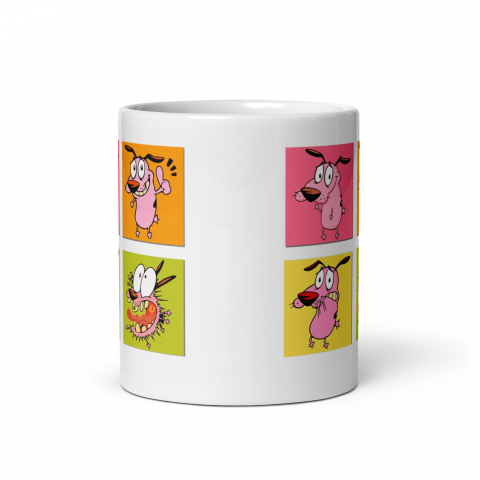 Cana ceramica cu caine curajos – Cadou special – 330 ml  [4]