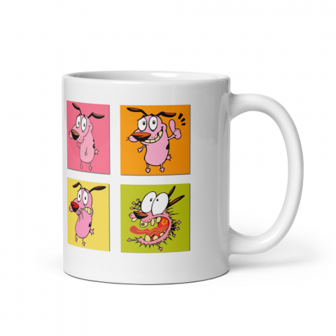 Cana ceramica cu caine curajos – Cadou special – 330 ml  [3]