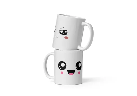Cani cu Design si Personalizabile - Cana ceramica cu expresii jucause – Cadou special – 330 ml 