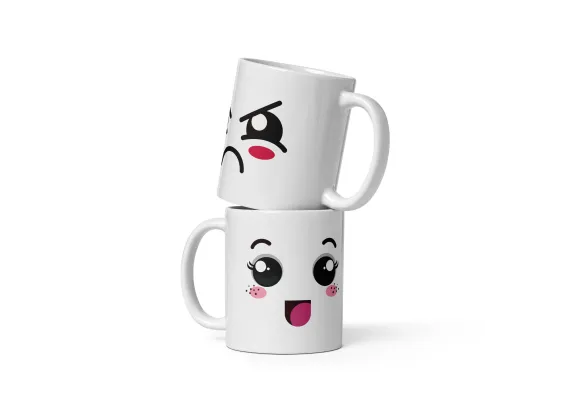 Cani cu Design si Personalizabile - Cana ceramica cu expresii jucause – Cadou special – 330 ml 