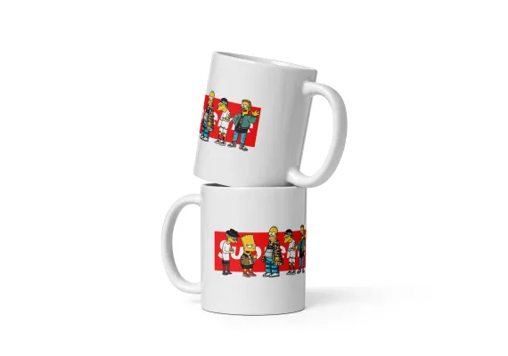 Cani cu Design si Personalizabile - Cana ceramica cu familie colorata si vesela – Cadou special – 330 ml 