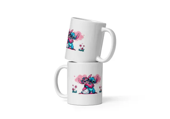 Cani cu Design si Personalizabile - Cana ceramica cu ilustratie simbolica – Design inedit si expresiv – 330 ml