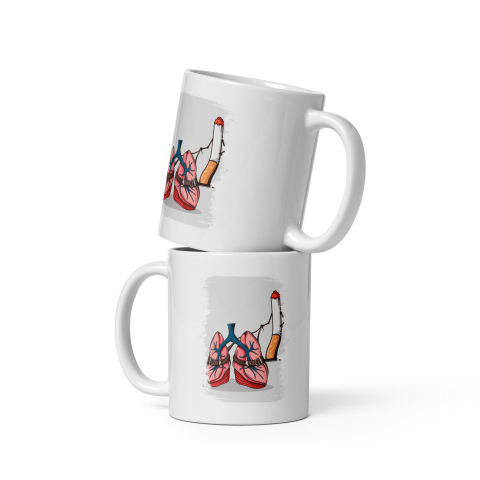 Cana ceramica cu ilustratie simbolica – Design inedit si expresiv – 330 ml [1]