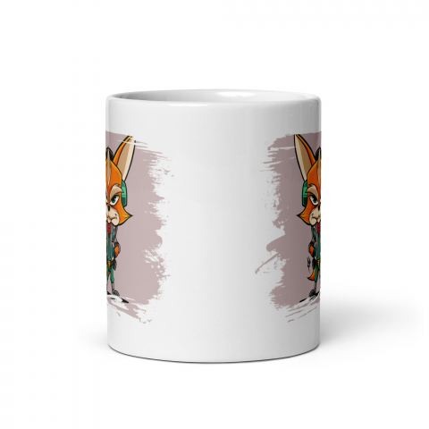 Cana ceramica cu ilustratie simbolica – Design inedit si expresiv – 330 ml [4]