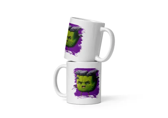 Cani cu Design si Personalizabile - Cana ceramica cu ilustratie simbolica – Design inedit si expresiv – 330 ml