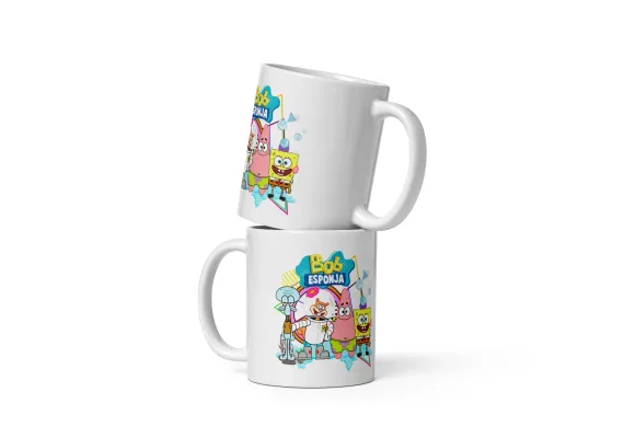 Cani cu Design si Personalizabile - Cana ceramica cu prieteni veseli din adancuri – Cadou special – 330 ml 