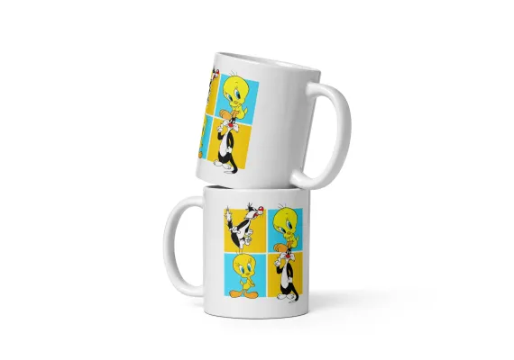 Cani cu Design si Personalizabile - Cana ceramica model cu animalute nazdravane  – Cadou special – 330 ml 