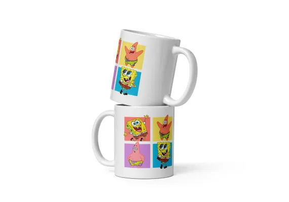 Cani cu Design si Personalizabile - Cana ceramica model cu personaje marine  – Cadou special – 330 ml 
