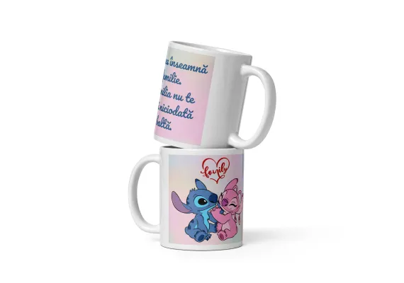 Cani cu Design si Personalizabile - Cana cu animalute  drgalase – Cadou special – 330 ml 