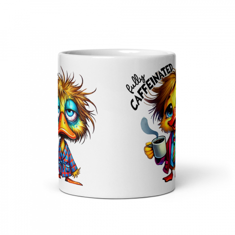 Cana cu Doua Fete, 330 ml, ceramica – Starea sincera dinainte și de după cafea,  [6]