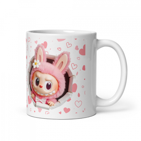 Cana Labubu 330 ml, ceramica – Design adorabil, perfectă pentru revânzare,  [6]