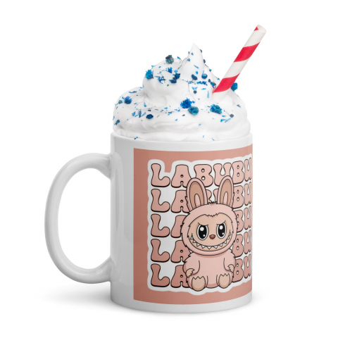 Cana Labubu 330 ml, ceramica – Design adorabil, perfectă pentru revânzare  [1]