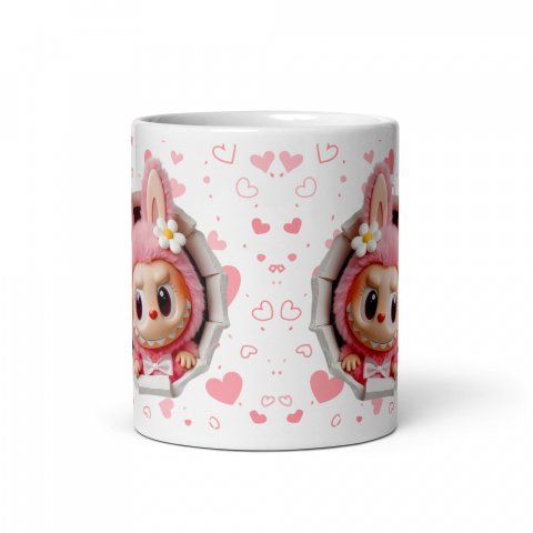 Cana Labubu 330 ml, ceramica – Design adorabil, perfectă pentru revânzare,  [5]