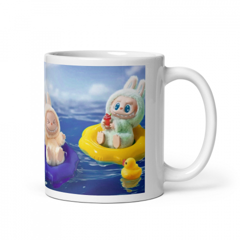 Cana Labubu 330 ml, ceramica – Design adorabil, perfectă pentru revânzare,  [6]